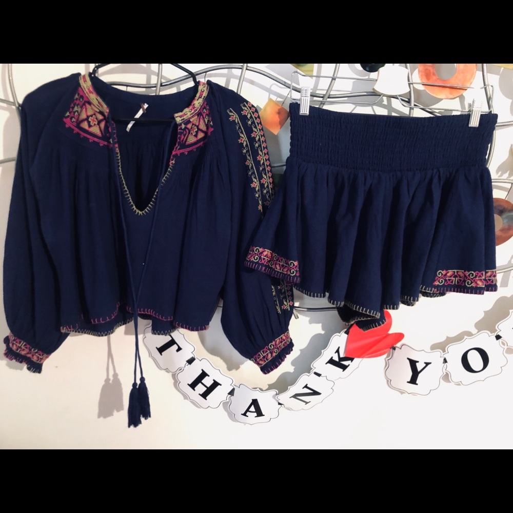 Free people short set